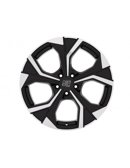 Llanta para coche MSW 43 Negro Brillo Pulido