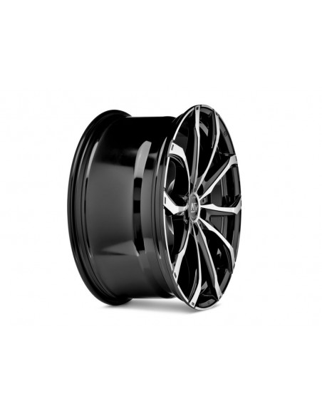 Llanta para coche MSW 48 Negro Brillo Pulido