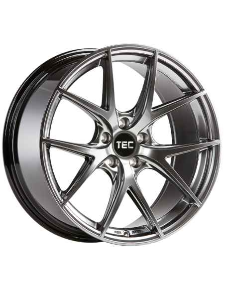 Llanta para coche Tec Wheels GT6  PLATA PULIDA